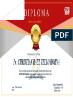 Diploma Pastor Christian Tello 123