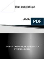 Tahap-Tahap Perkembangan Peserta Didik