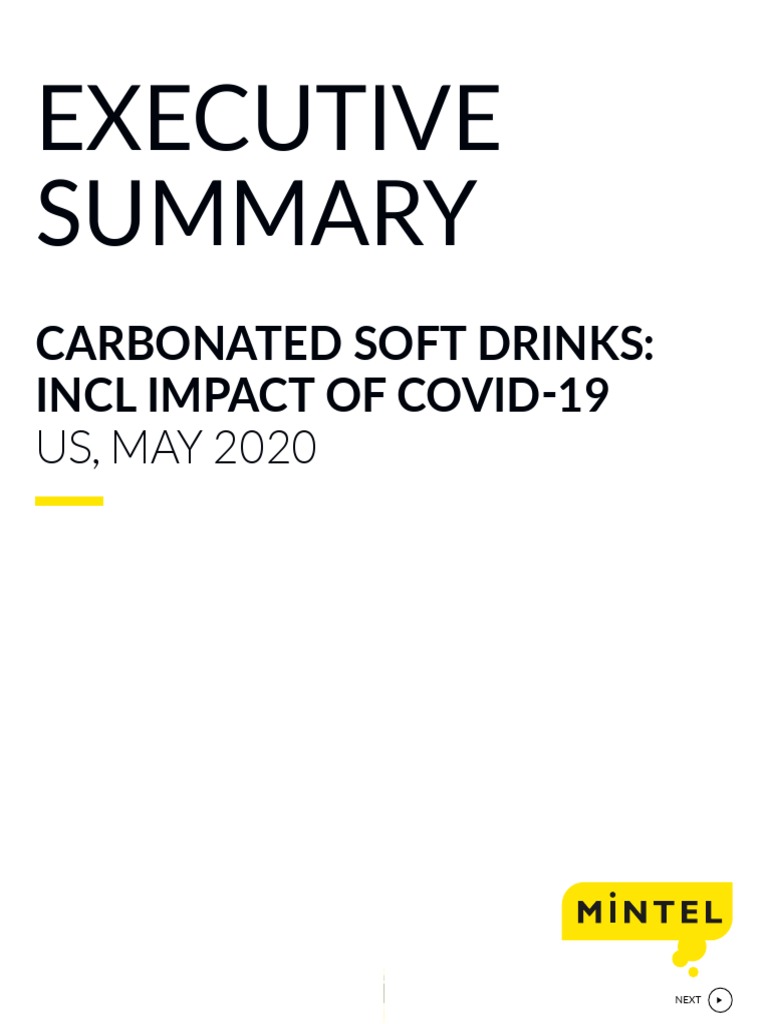Executive Carbonated Soft Drinks Incl Impact of Covid19 PDF Soft