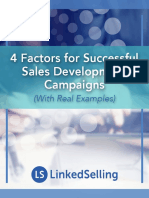 4 Factors For Successful Sales Development Campaigns: (With Real Examples)