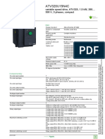 Altivar Machine ATV320 ATV320U15N4C Document