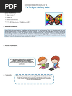 1° Grado - Experiencia de Aprendizaje N°10