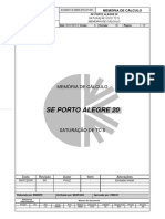 Verificação da saturação dos transformadores de corrente na subestação Porto Alegre 20