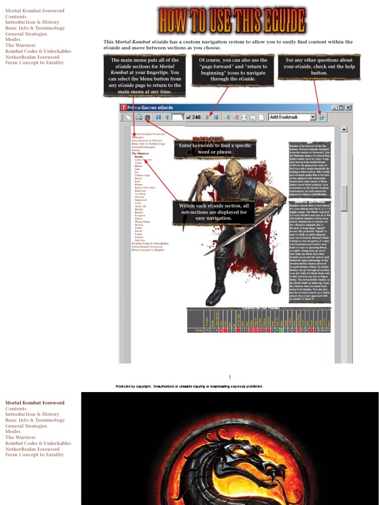 Baraka Combo Guide (Tournament/Ranked) – Mortal Kombat 11 