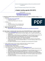 Meeting Agenda 5-2-11