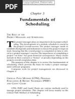 Fundamentals of Scheduling