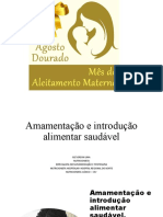 Amamentação e Introdução Alimentar Saudável