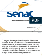 Materiais para interiores comerciais