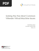 Solving The Five Most Common VMware Virtual Machine Issues FINAL