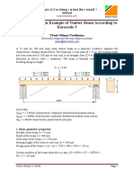 Structural Design Example of Timber Beam According To Eurocode 5
