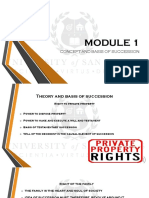 Module 1. Concept and Basis of Succession