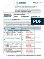 Ficha de Monitoreo Docente I.E #80825 Virgen Del Carmen