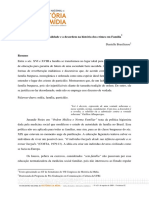 As regras de normalidade e a desordem na história dos crimes em Família