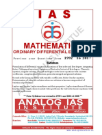 1-4 Ordinary Differnetial Equations