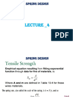 Tables - Lecture - 4 - Spring Fatigue - Resonance