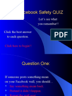 Facebook Safety QUIZ