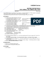 S-8254A Series: Battery Protection Ic For 3-Serial-Or 4-Serial-Cell Pack