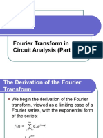 Fourier Circuit Analysis Fourier Transform Derivation