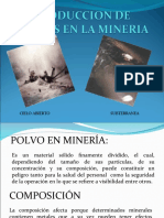 Produccion de Polvos en La Mineria