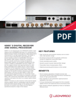 GDRX® 5: GDRX® 5 Digital Receiver and Signal Processor Key Features