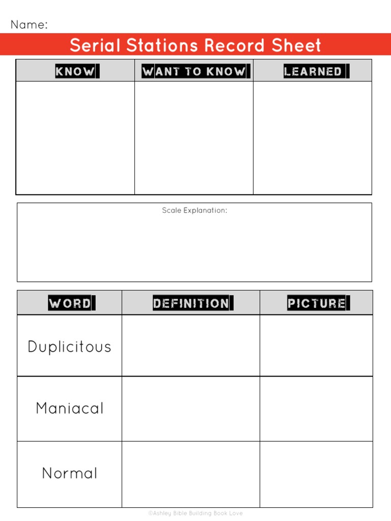 Serial Intro Stations Record Page | PDF