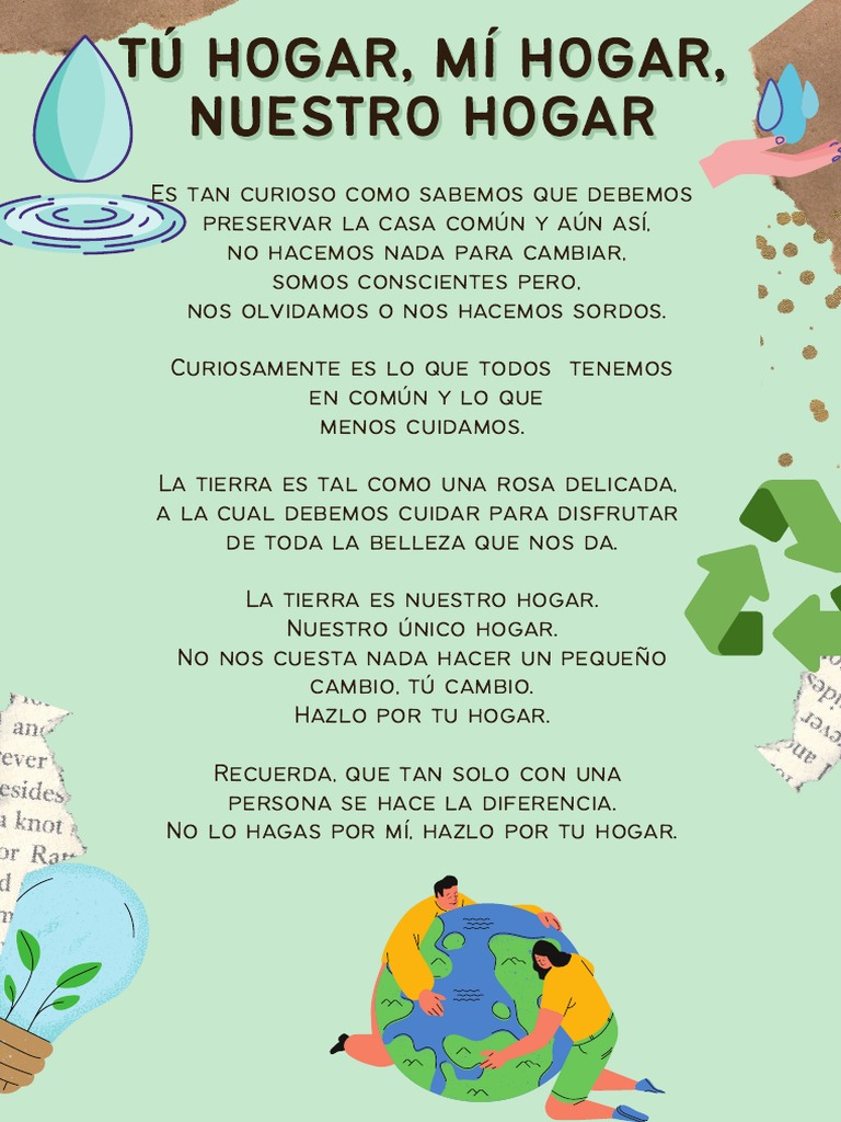 Tú Hogar Mí Hogar Nuestro Hogar Pdf