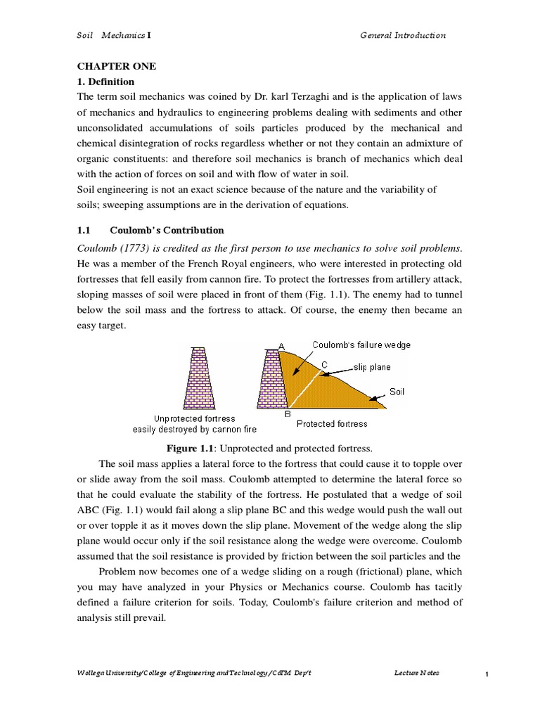 Introduction to Soil Mechanics | PDF | Geotechnical Engineering | Soil ...