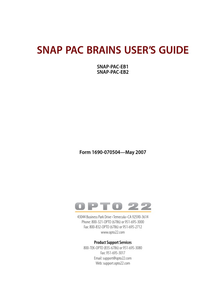 Snap Pac Brains User'S Guide | PDF | Computer Network | Internet ...