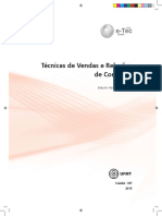 Técnicas de Vendas e Relações de Consumo