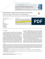 Renewable and Sustainable Energy Reviews: David Newbery, Michael G. Pollitt, Robert A. Ritz, Wadim Strielkowski T