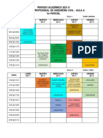 Horario 1er Parcial 2021-Ii