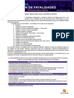 "Producción Segura Importa": Charla Diaria: Reglas para Vivir Y Controles Críticos