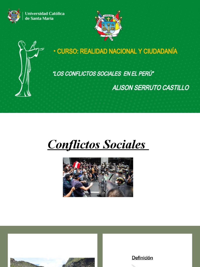 Conflictos Sociales en Perú: Reportes y Actores | PDF | Finanzas y ...