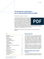 Tratamiento Quirúrgico de La Enfermedad Hemorroidal