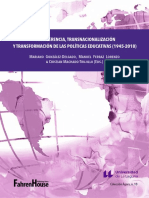 Transferencia, Transnacionalizacion y transformación de las políticas educativas (1945-2018))