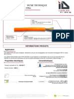 Fiche Technique: Câble Résistant Au Feu Cr1/C1: Pyrxx