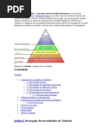 La Pirámide de Maslow