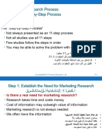 The Marketing Research Process: Caveats To A Step-by-Step Process