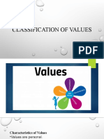 L4. Classification of Values