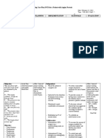 Nursing Care Plan (NCP) For A Patient With Angina Pectoris