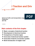 Electrical Traction and Driv Ing Control: School of Traffic and Transportation Engineering Cheng Shu 2017.02