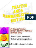 Strategi Motivasi