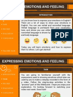 Expressing Emotions and Feeling: Introductio N