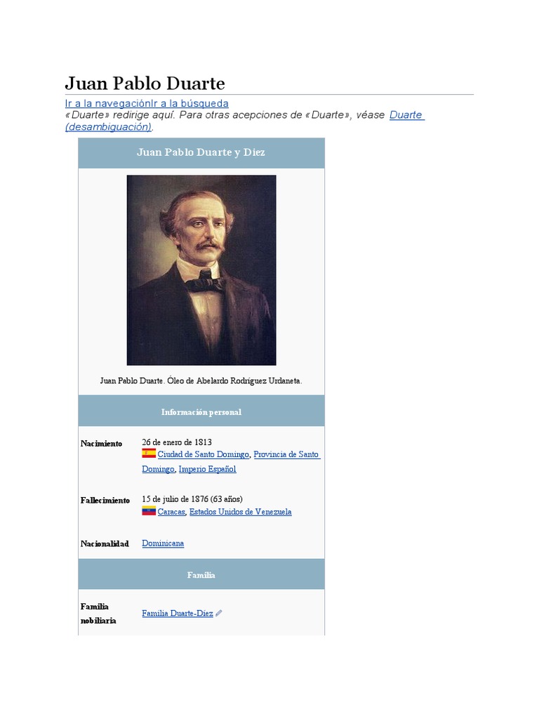 Juan Pablo Duarte Pdf 