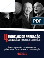 E-book 4 modelos de pregação