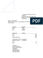 Analisis de Costo Auditoria L