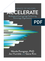 Accelerate: The Science of Lean Software and DevOps: Building and Scaling High Performing Technology Organizations - Operations Research