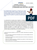 3ro y 4to - Sociales - Semana 32 - Cuáles Son Los Problemas Que Afectan A Las Anp