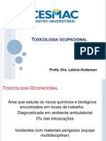 Aula de toxicologia ocupacional