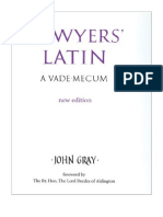 Lawyers Latin - John Gray